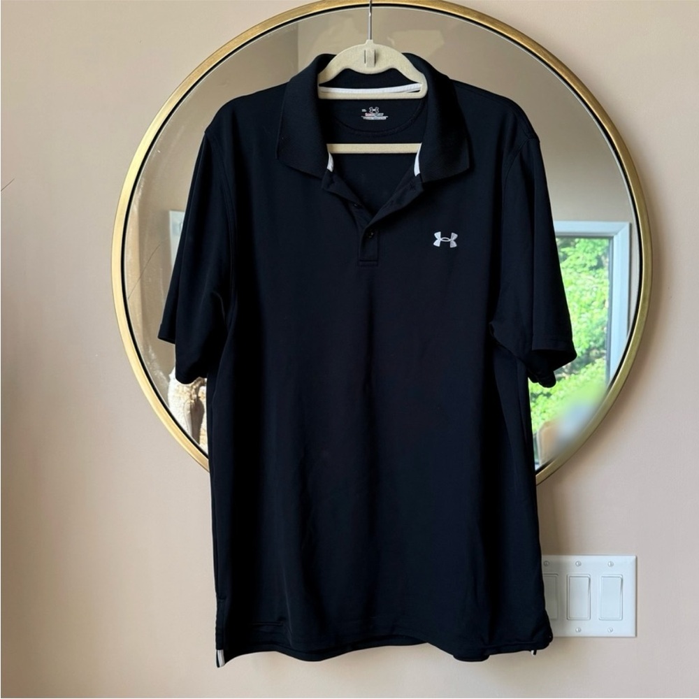 Under Armour Black Performance Polo Shirt